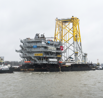 La sous-station offshore Walney 3 a quitté le chantier à Hoboken.