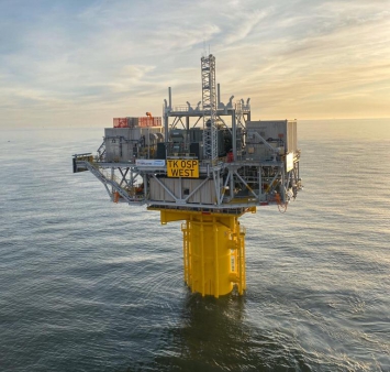Eerste Triton Knoll offshore platform succesvol geïnstalleerd